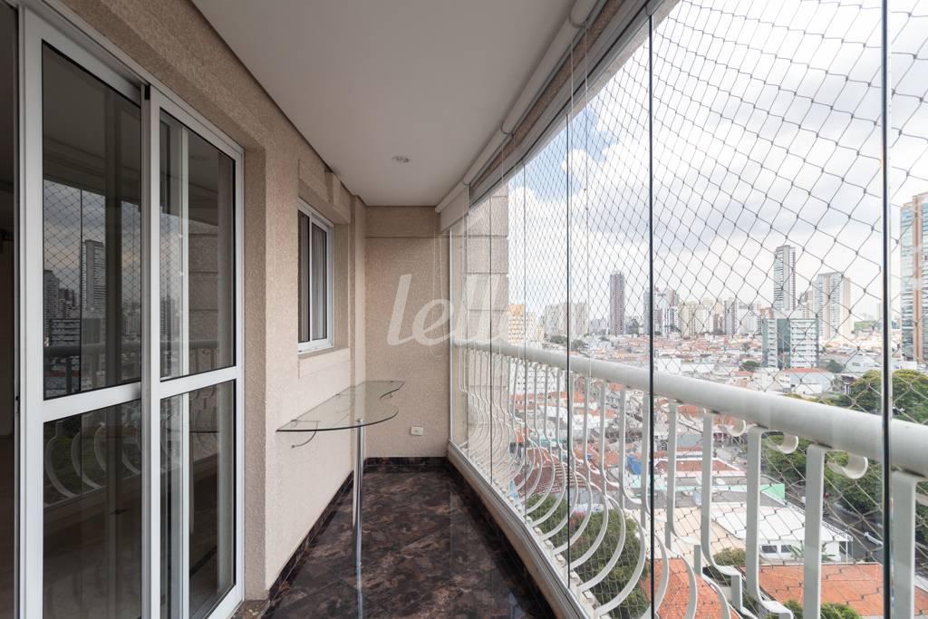 7 - VARANDA de Apartamento à venda, Padrão com 127 m², 3 quartos e 2 vagas em Vila Gomes Cardim - São Paulo
