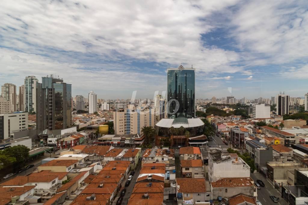 08 VISTA de Apartamento para alugar, Flat com 28 m², 1 quarto e 1 vaga em Cidade Mãe do Céu - São Paulo
