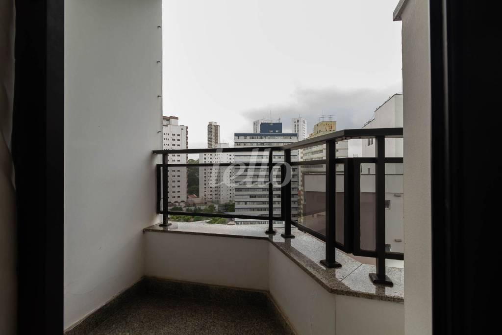 SACADA de Apartamento para alugar, Padrão com 40 m², 1 quarto e 1 vaga em Parque da Mooca - São Paulo