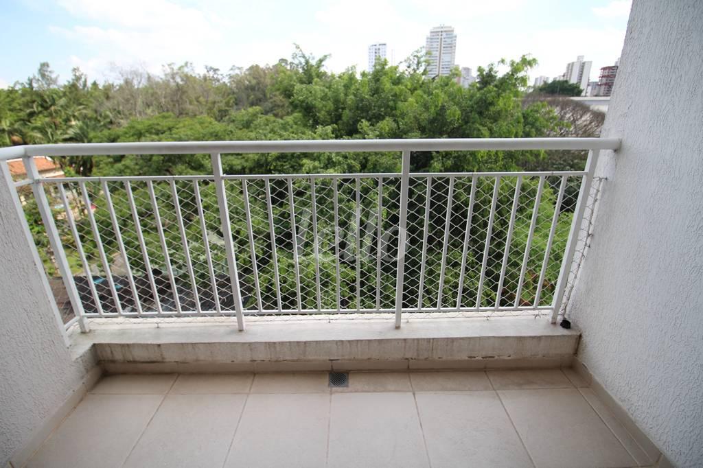 SACADA de Apartamento à venda, Padrão com 64 m², 2 quartos e 1 vaga em Santo Amaro - São Paulo