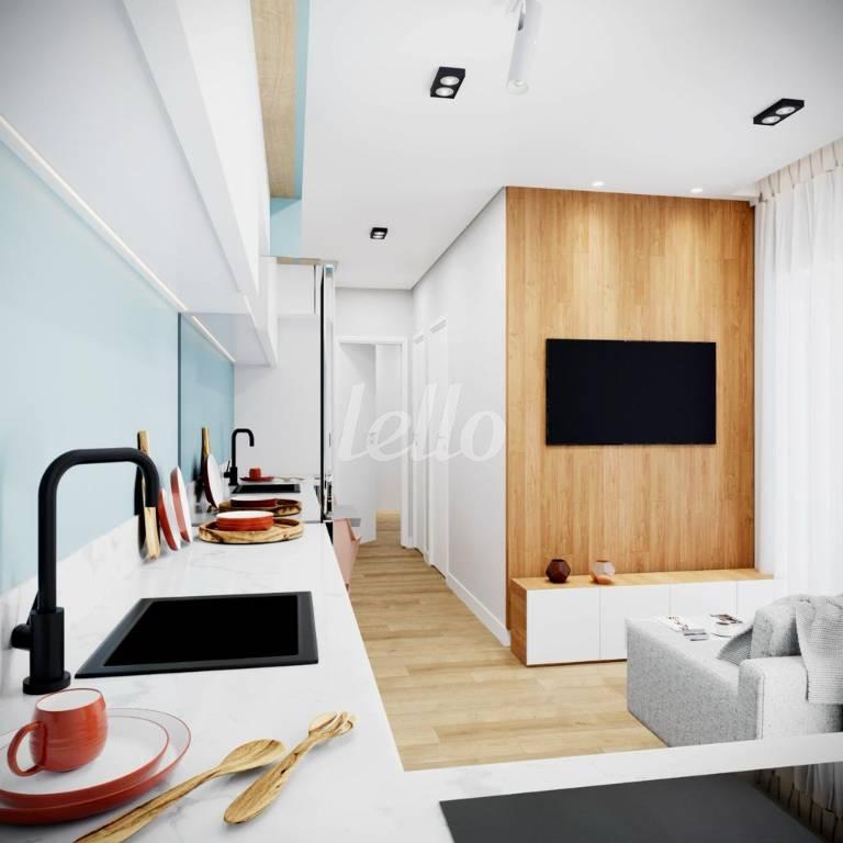 FOTO ILUSTRATIVA de Apartamento à venda, Padrão com 25 m², 1 quarto e em Vila Invernada - São Paulo