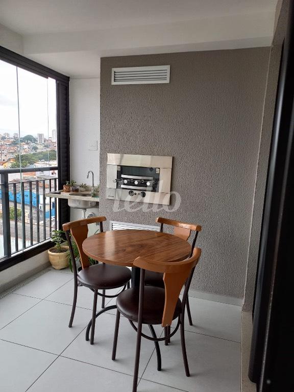 VARANDA de Apartamento à venda, Padrão com 59 m², 2 quartos e 1 vaga em Vila Prudente - São Paulo