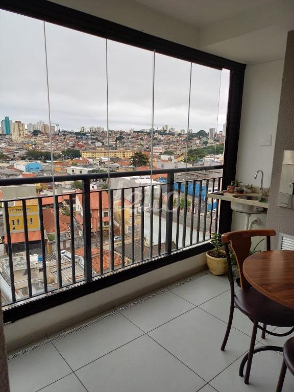 VARANDA de Apartamento à venda, Padrão com 59 m², 2 quartos e 1 vaga em Vila Prudente - São Paulo