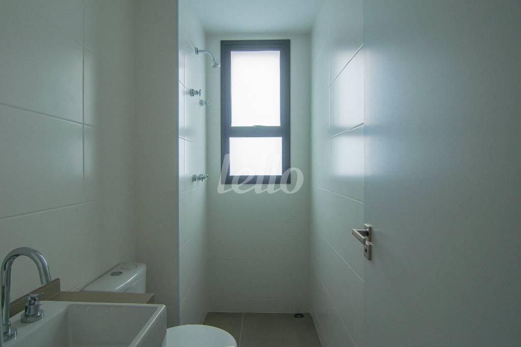 BANHEIRO SOCAL de Apartamento para alugar, Padrão com 44 m², e 1 vaga em Santa Cecília - São Paulo