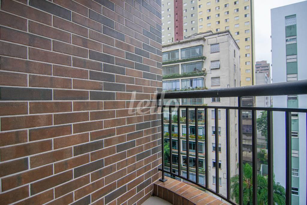 02SACADAVARANDA_004 de Apartamento para alugar, Padrão com 44 m², e 1 vaga em Santa Cecília - São Paulo