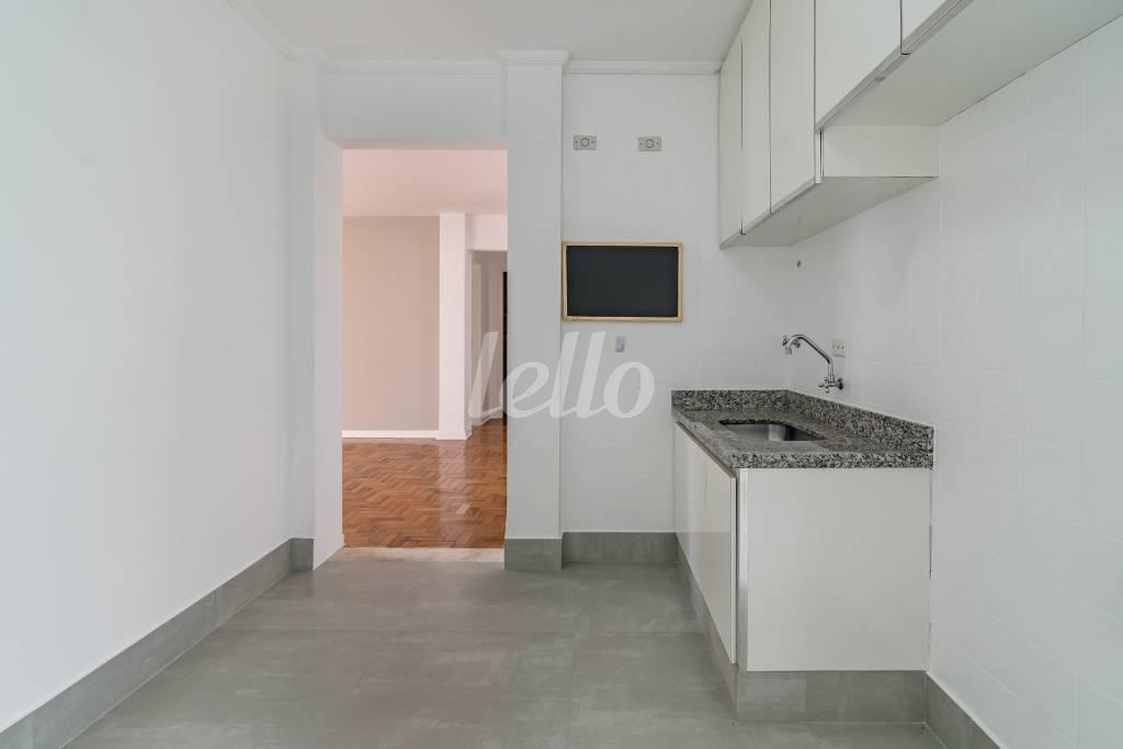 COZINHA de Apartamento para alugar, Padrão com 106 m², 3 quartos e 1 vaga em Perdizes - São Paulo
