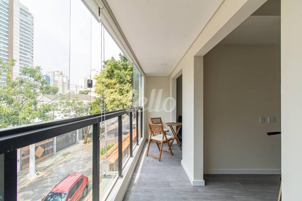 VARANDA de Apartamento à venda, Padrão com 35 m², 1 quarto e em Vila Clementino - São Paulo