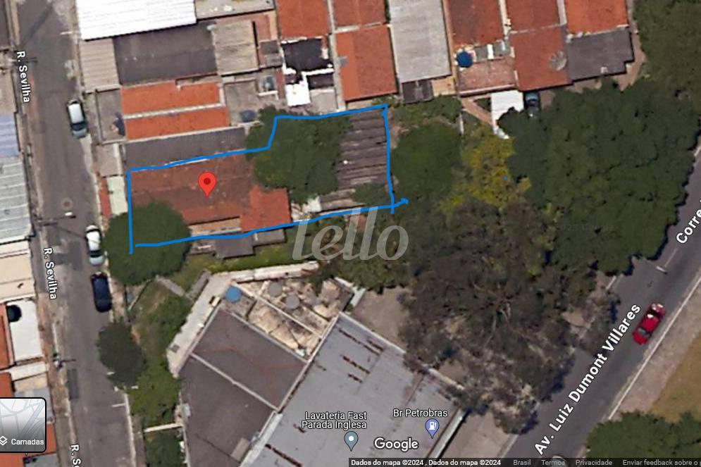 FOTO AÉREA de Área / Terreno à venda, Padrão com 288 m², e em Vila Mazzei - São Paulo