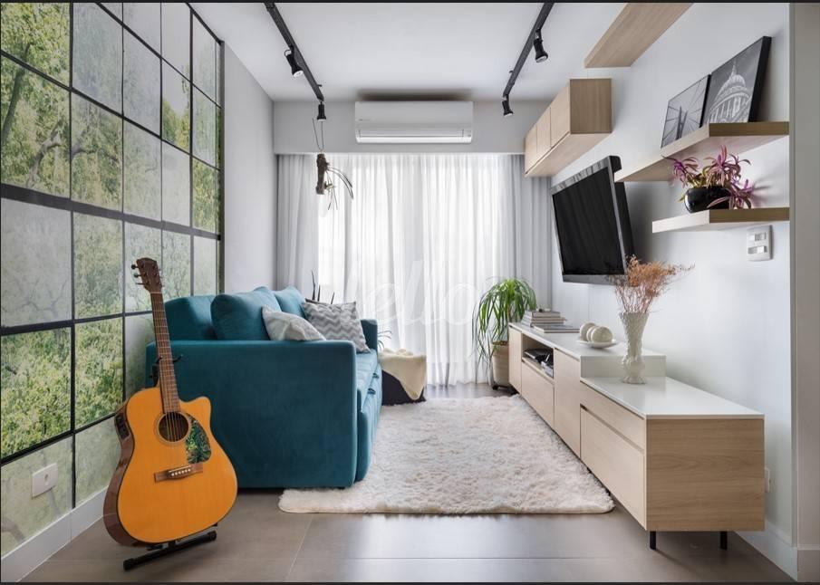 SALA de Apartamento à venda, Padrão com 63 m², 2 quartos e 1 vaga em Chácara Inglesa - São Paulo