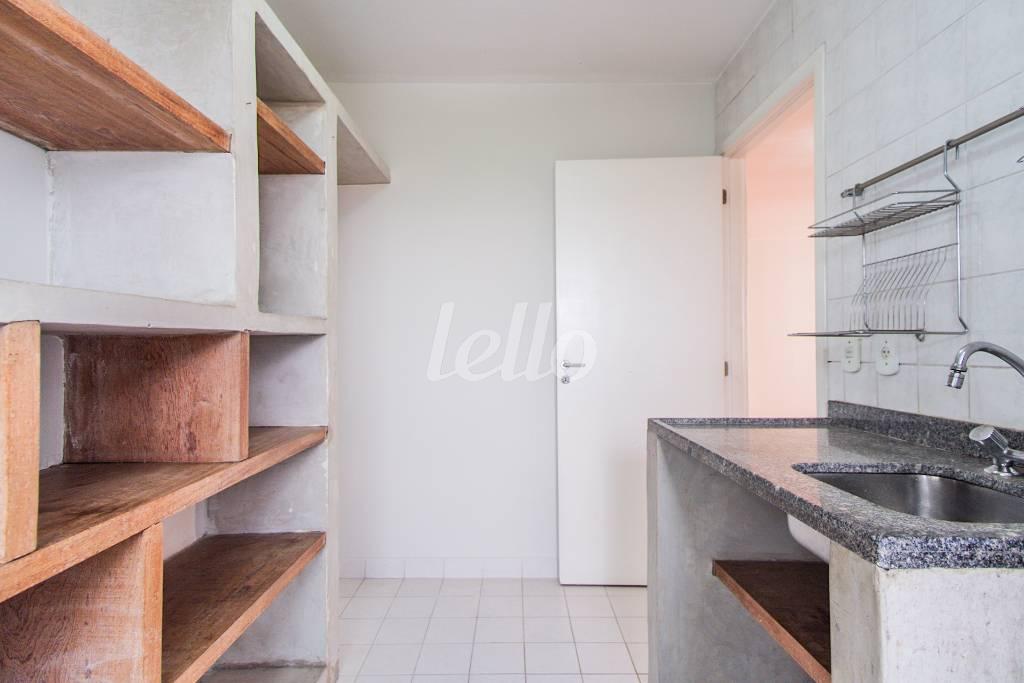COZINHA de Apartamento para alugar, Padrão com 53 m², 1 quarto e 1 vaga em Chácara Califórnia - São Paulo