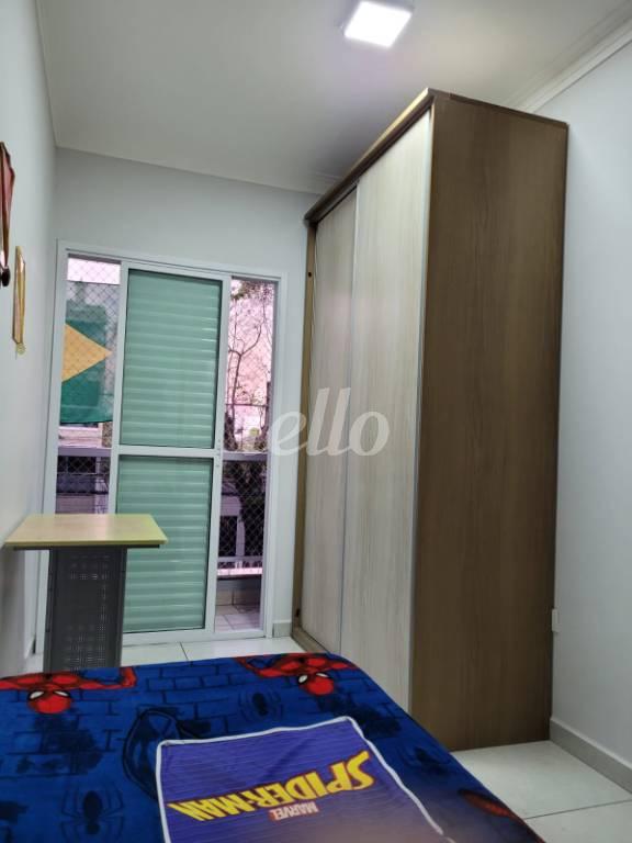 DORMITÓRIO de Apartamento à venda, Padrão com 75 m², 3 quartos e 2 vagas em Paraíso - Santo André