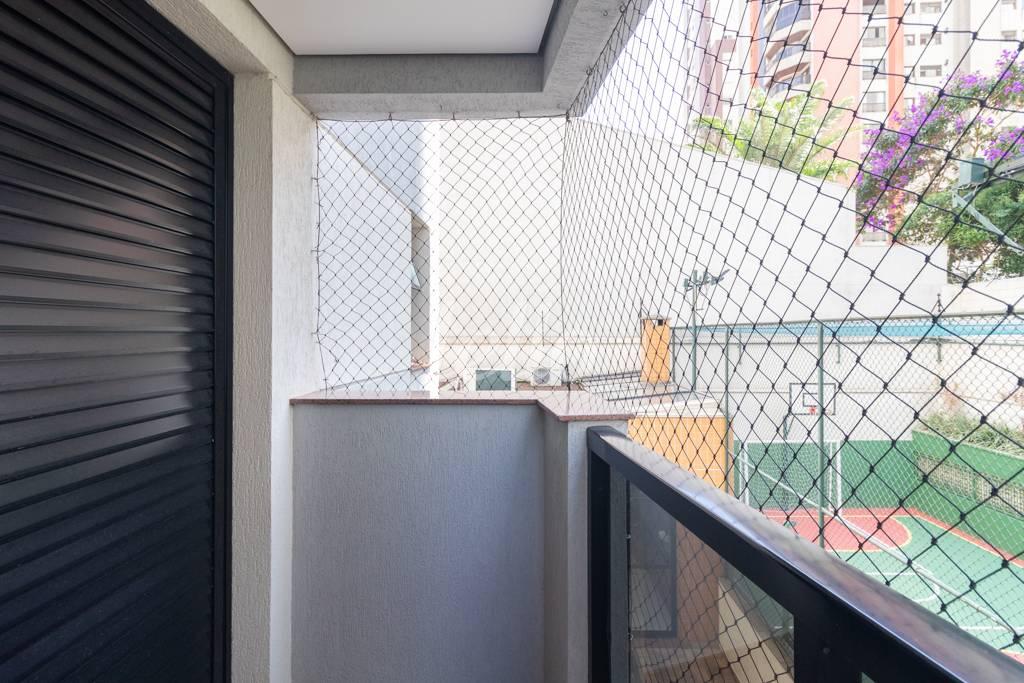 SACADA DA SUÍTE de Apartamento à venda, Padrão com 120 m², 3 quartos e 3 vagas em Vila Regente Feijó - São Paulo