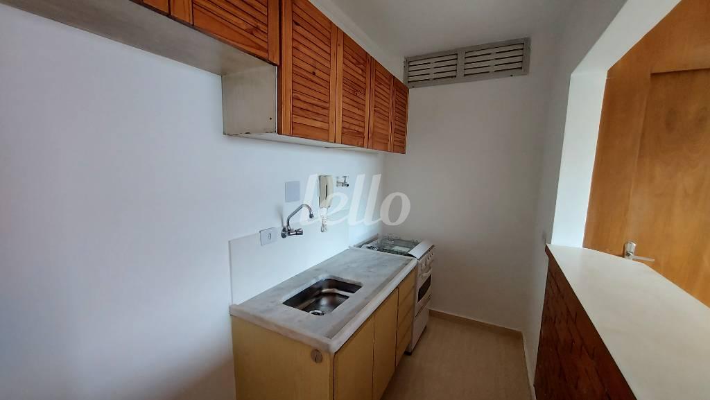 COZINHA de Apartamento para alugar, Padrão com 35 m², 1 quarto e 1 vaga em Jardim Paulista - São Paulo