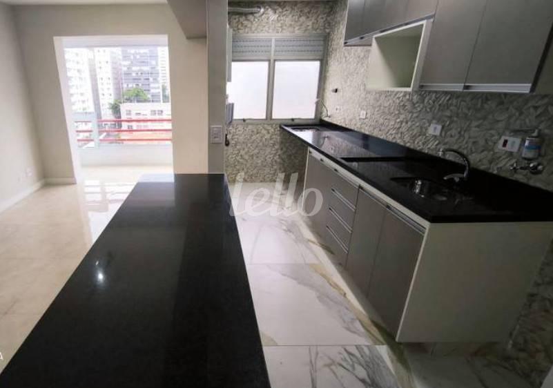 COZINHA de Apartamento à venda, Padrão com 45 m², 1 quarto e 1 vaga em Jardim Paulista - São Paulo