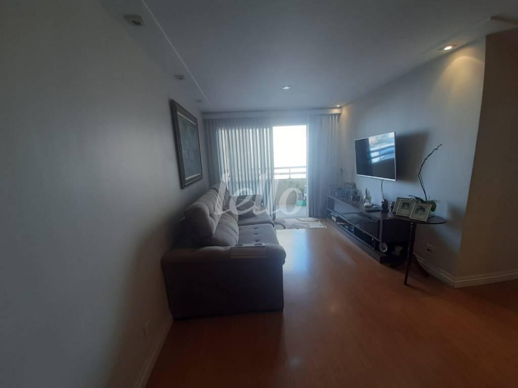 SALA DOIS AMBIENTES de Apartamento à venda, Padrão com 89 m², 3 quartos e 2 vagas em Vila Santa Teresa - Santo André