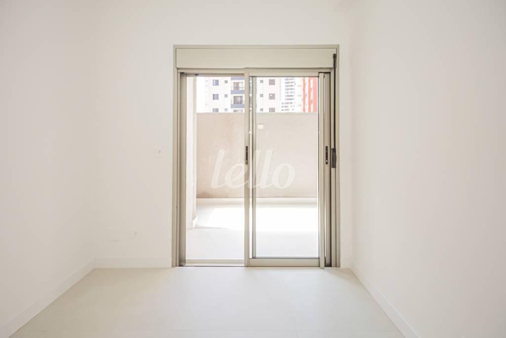 DORMITORIO de Apartamento para alugar, Padrão com 49 m², 1 quarto e 1 vaga em Vila Mariana - São Paulo
