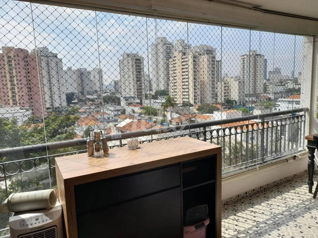 VARANDA de Apartamento à venda, Padrão com 97 m², 3 quartos e 2 vagas em Mooca - São Paulo