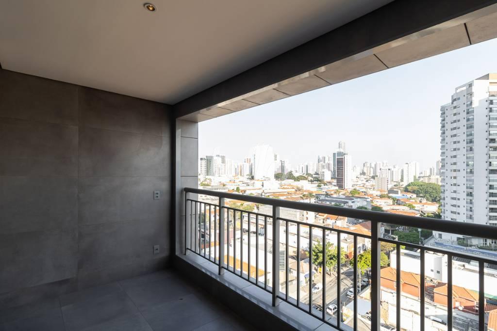 SACADA de Apartamento para alugar, Padrão com 38 m², 1 quarto e 1 vaga em Cidade Mãe do Céu - São Paulo