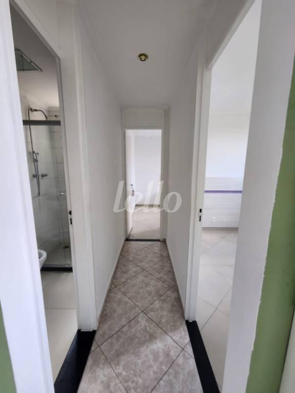 CORREDOR de Apartamento para alugar, Padrão com 44 m², 2 quartos e 1 vaga em Jardim Guairaca - São Paulo
