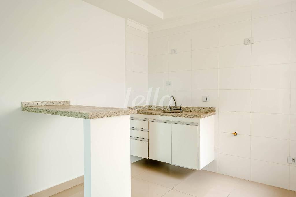 COZINHA de Apartamento à venda, Padrão com 34 m², 1 quarto e em Vila Aricanduva - São Paulo