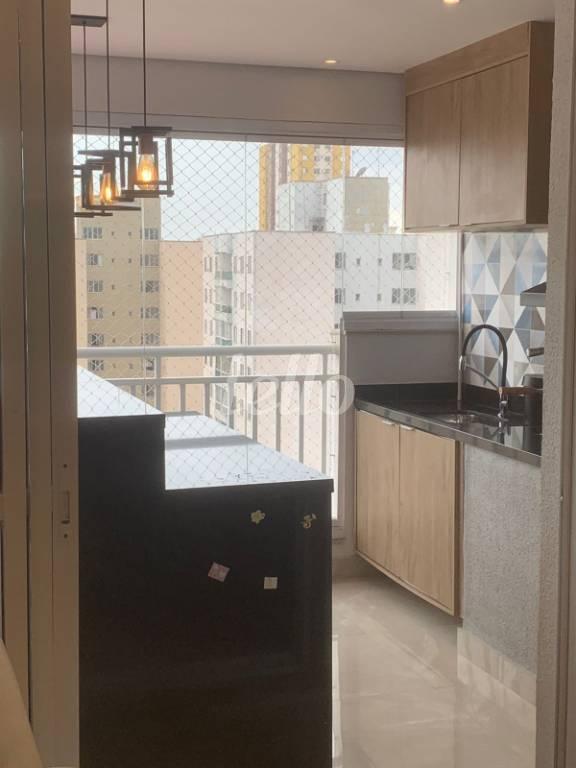 VARANDA GOURMET de Apartamento à venda, Padrão com 102 m², 3 quartos e 2 vagas em Tatuapé - São Paulo