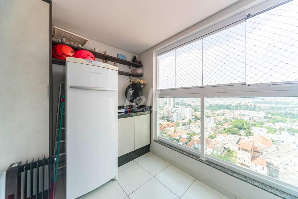 VARANDA de Apartamento à venda, Padrão com 60 m², 2 quartos e 2 vagas em Campestre - Santo André