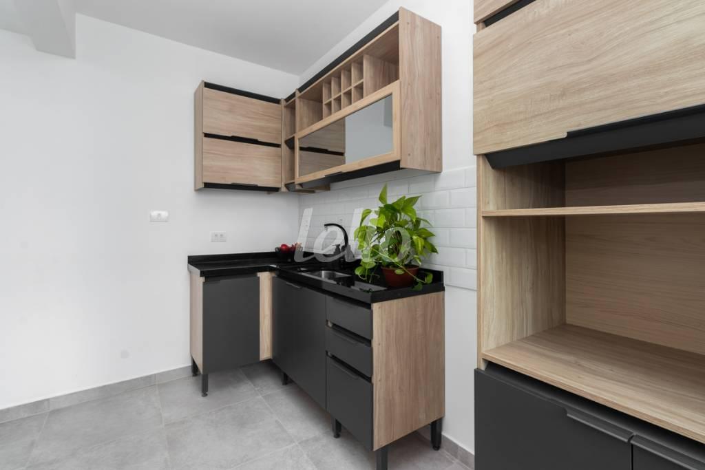 COZINHA de Apartamento para alugar, Padrão com 40 m², 1 quarto e 1 vaga em Aclimação - São Paulo