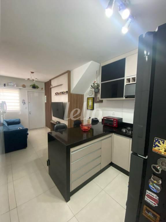 COZINHA de Casa à venda, em condomínio - térrea com 42 m², 2 quartos e 1 vaga em Vila Dom Pedro Ii - São Paulo