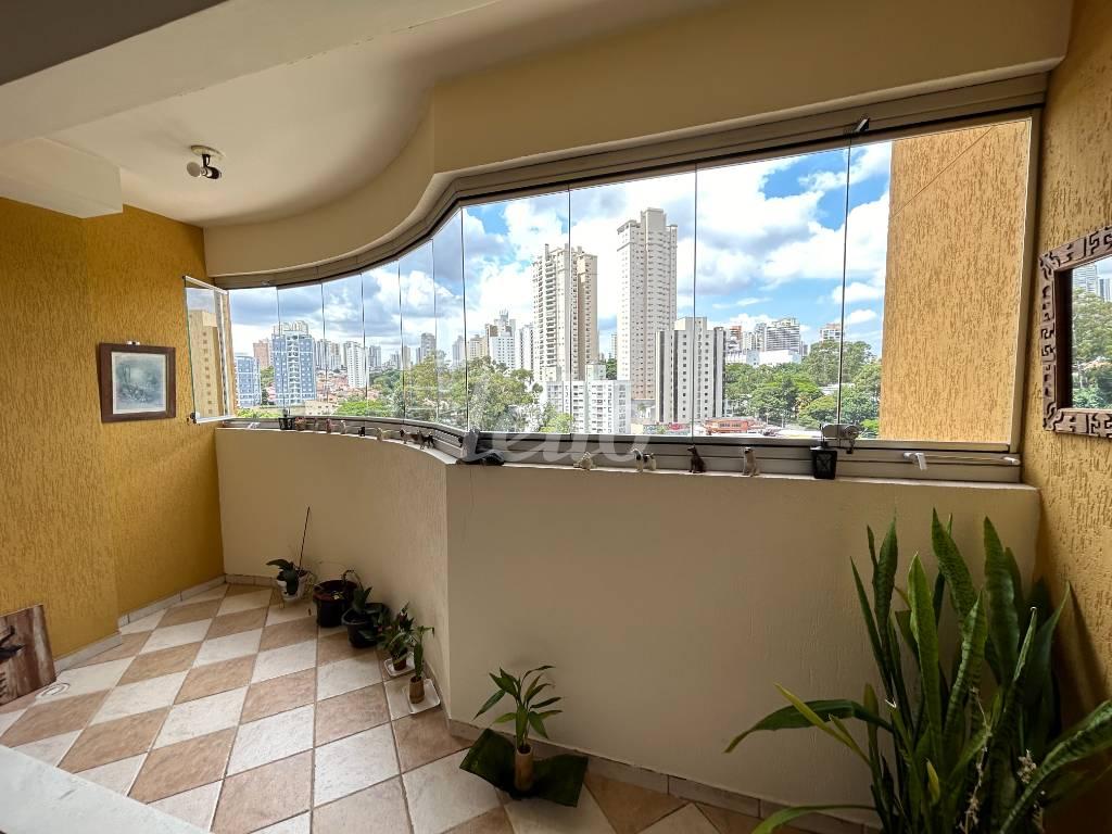 VARANDA de Apartamento à venda, Padrão com 79 m², 3 quartos e 2 vagas em Chácara do Encosto - São Paulo