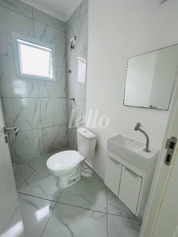 WC SUÍTE de Apartamento à venda, Padrão com 96 m², 2 quartos e 2 vagas em Vila Scarpelli - Santo André