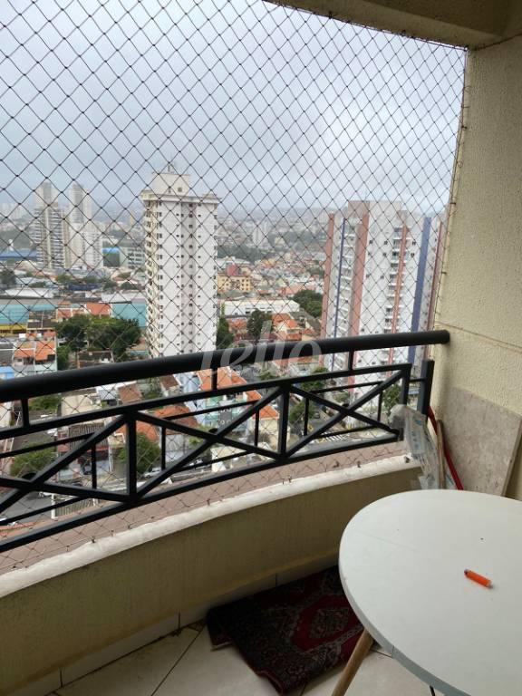 VISTA DA VARANDA de Apartamento à venda, Padrão com 53 m², 2 quartos e 1 vaga em Vila Leopoldina - Santo André