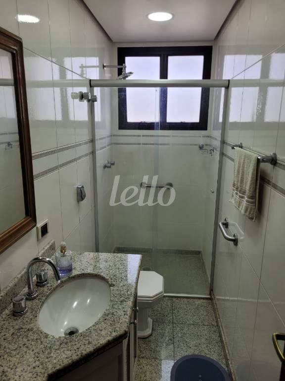BANHEIRO DA SUÍTE de Apartamento à venda, Padrão com 128 m², 4 quartos e 4 vagas em Mooca - São Paulo