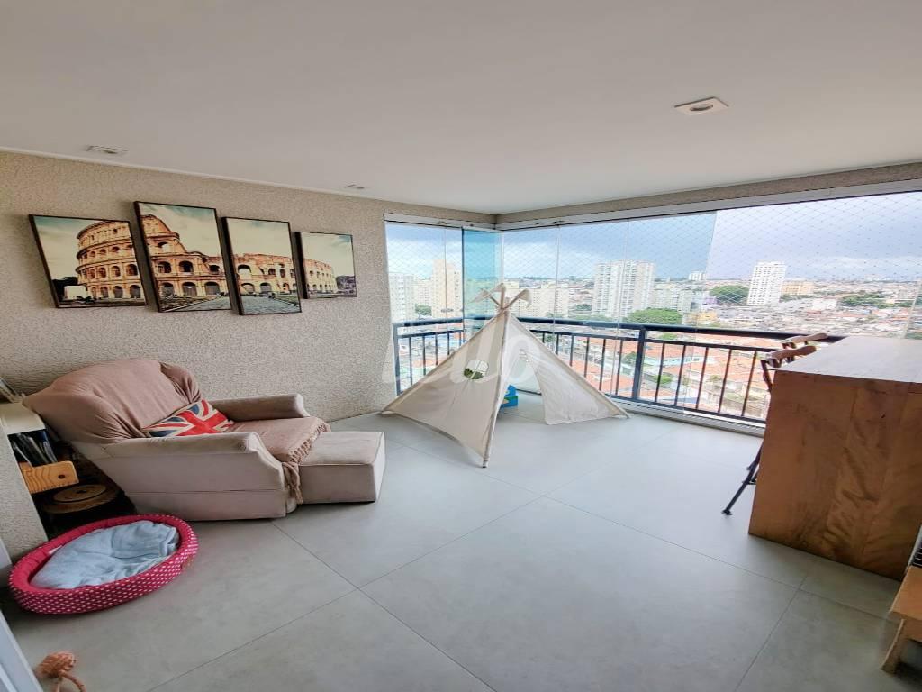VARANDA GOURMET de Apartamento à venda, Padrão com 87 m², 2 quartos e 1 vaga em Vila Vermelha - São Paulo
