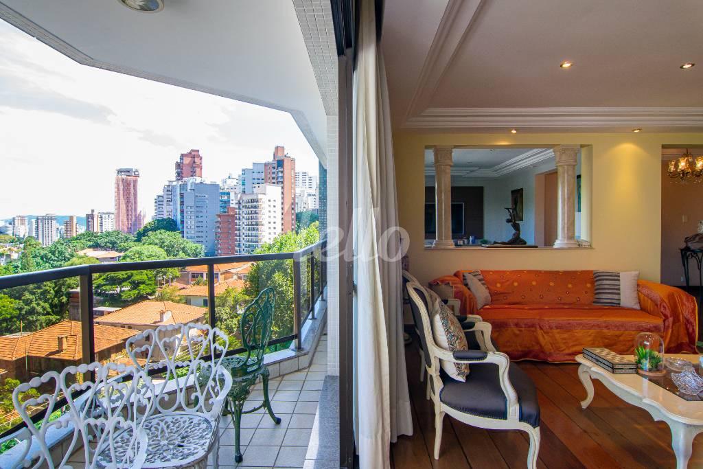 SALA de Apartamento à venda, Padrão com 260 m², 4 quartos e 4 vagas em Higienópolis - São Paulo