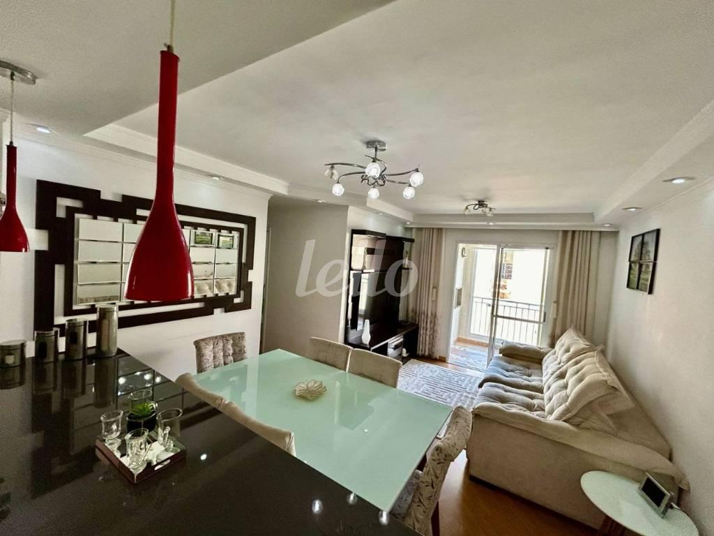 SALA de Apartamento à venda, Padrão com 77 m², 3 quartos e 1 vaga em Mooca - São Paulo