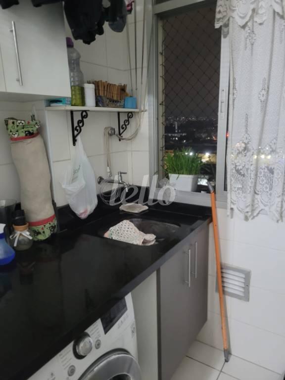 ÁREA DE SERVIÇO de Apartamento à venda, Padrão com 67 m², 3 quartos e 1 vaga em Vila Homero Thon - Santo André