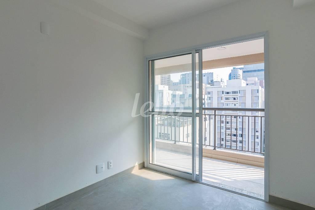 SUITE 1 de Apartamento para alugar, Padrão com 50 m², 1 quarto e 1 vaga em Bela Vista - São Paulo