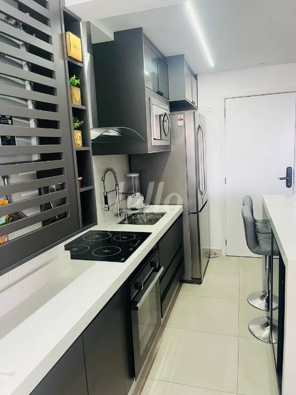 COZINHA de Apartamento à venda, Padrão com 70 m², 3 quartos e 1 vaga em Vila Gomes Cardim - São Paulo