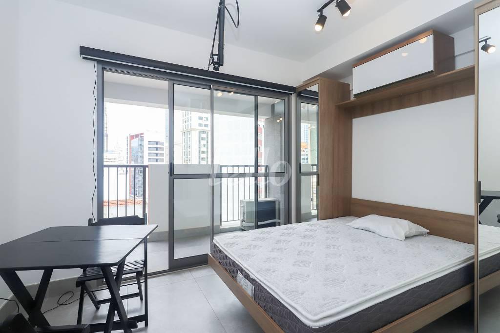 STUDIO de Apartamento para alugar, Studio com 24 m², 1 quarto e em Consolação - São Paulo