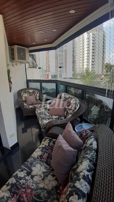 VARANDA de Apartamento à venda, Padrão com 123 m², 4 quartos e 3 vagas em Vila Regente Feijó - São Paulo