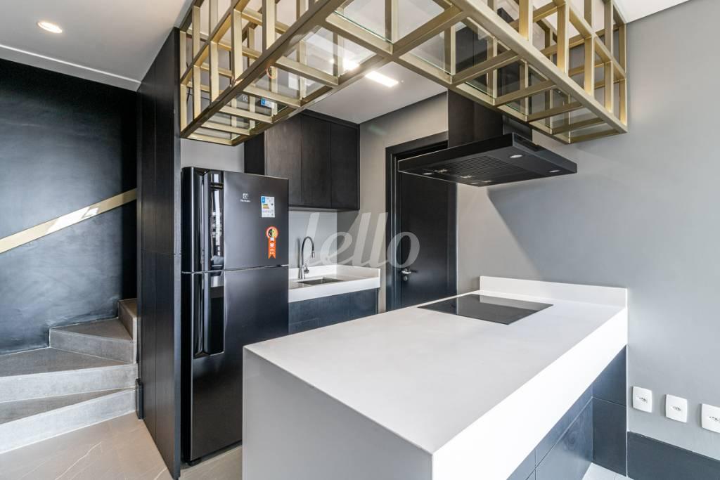 COZINHA de Apartamento para alugar, Padrão com 110 m², 2 quartos e 2 vagas em Cerqueira César - São Paulo