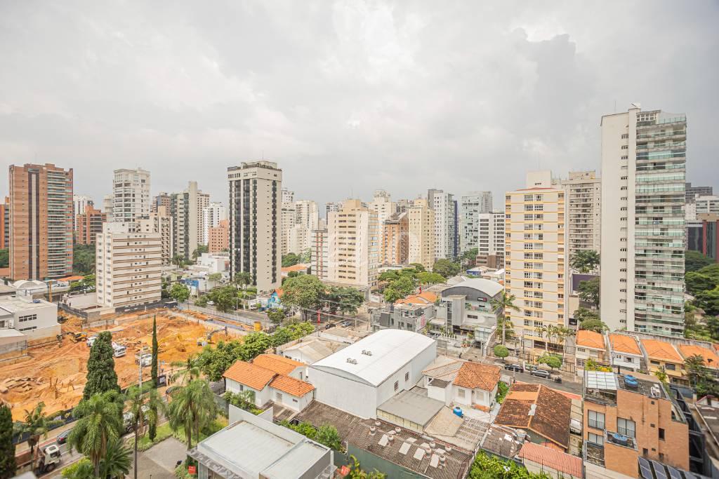 VISTA  AREA DE SERVIÇO de Apartamento à venda, Padrão com 163 m², 3 quartos e 4 vagas em Indianópolis - São Paulo