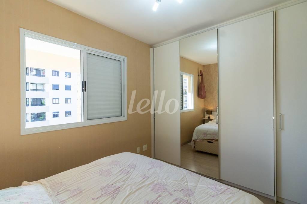 DORMITÓRIO de Apartamento à venda, Padrão com 60 m², 2 quartos e 1 vaga em Vila Olímpia - São Paulo