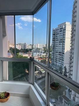 VARANDA de Apartamento à venda, Padrão com 64 m², 2 quartos e 1 vaga em Indianópolis - São Paulo