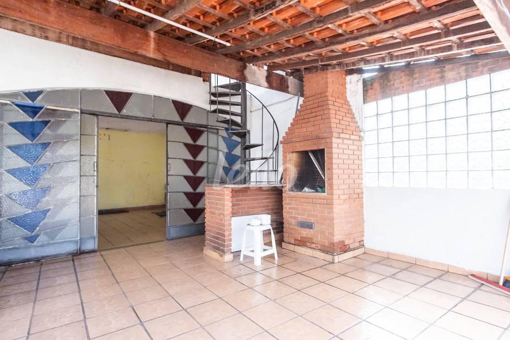 ÁREA GOURMET de Casa para alugar, térrea com 110 m², 3 quartos e 2 vagas em Mooca - São Paulo