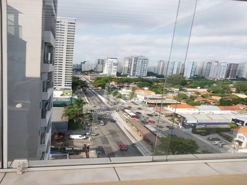 VISTA de Apartamento à venda, cobertura - Padrão com 230 m², 3 quartos e 2 vagas em Brooklin Novo - São Paulo