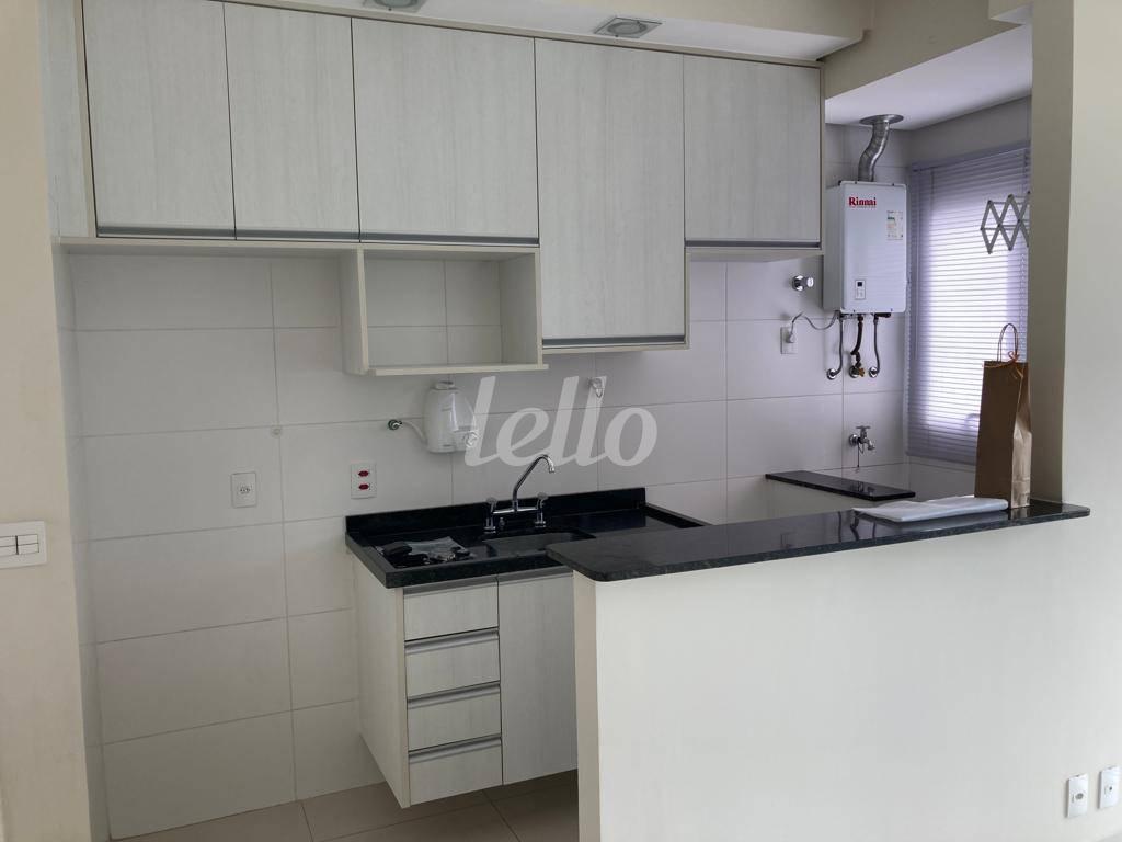 COZINHA de Apartamento para alugar, Padrão com 41 m², 1 quarto e 1 vaga em Vila Regente Feijó - São Paulo
