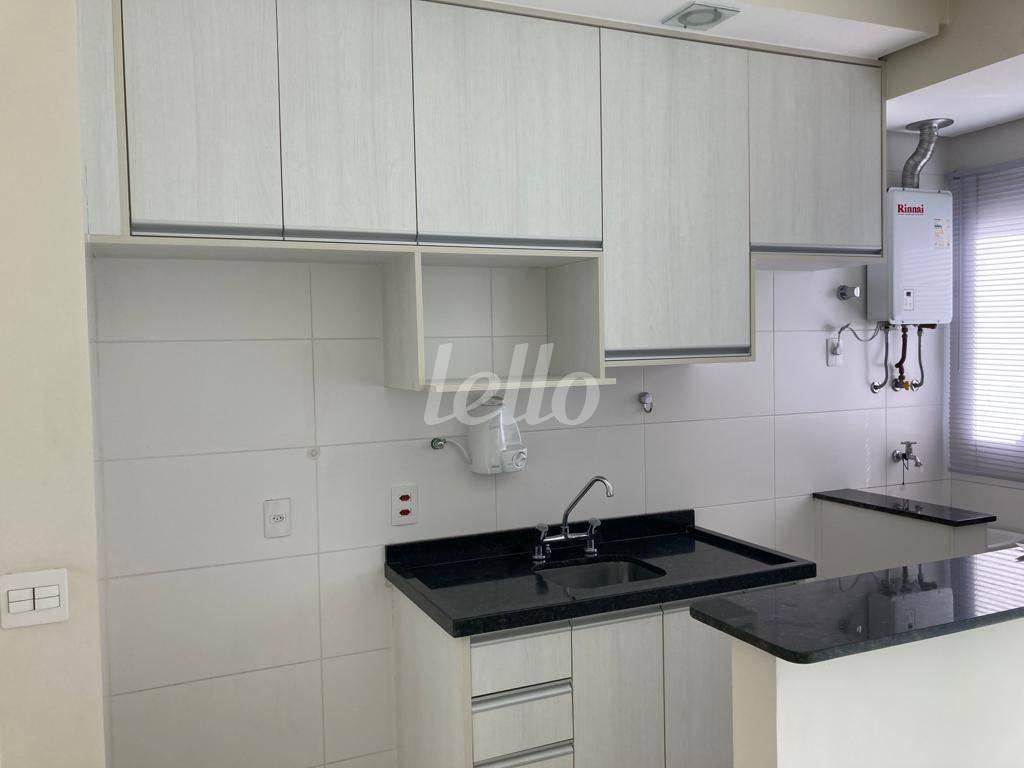 COZINHA de Apartamento para alugar, Padrão com 41 m², 1 quarto e 1 vaga em Vila Regente Feijó - São Paulo
