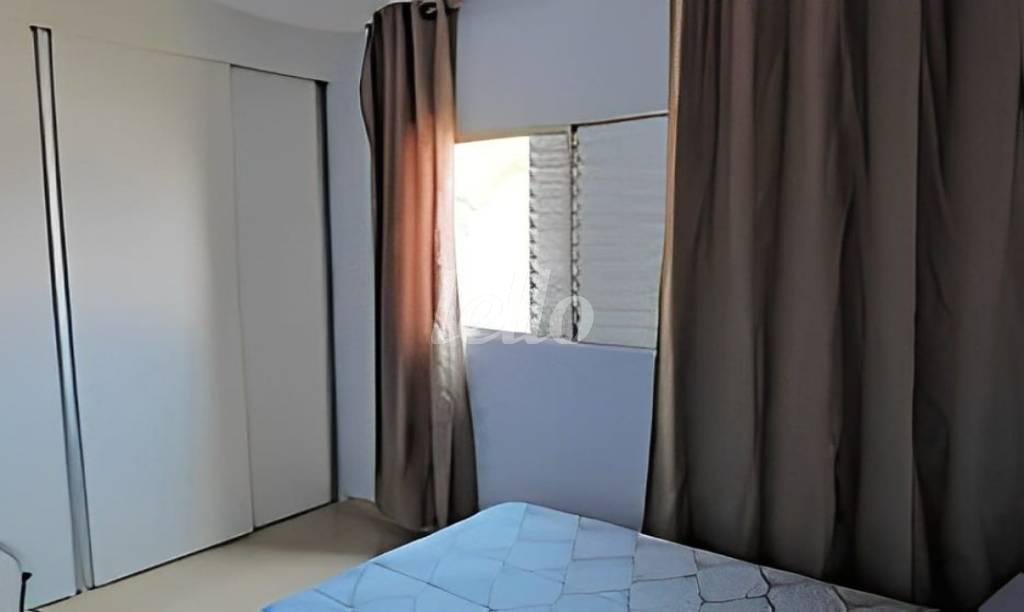 DORMITORIO de Apartamento para alugar, Padrão com 35 m², 1 quarto e em Santo Amaro - São Paulo