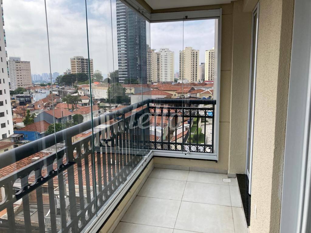 SACADA de Apartamento para alugar, Padrão com 41 m², 1 quarto e 1 vaga em Vila Regente Feijó - São Paulo